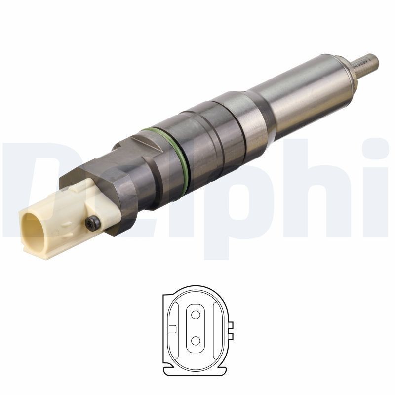Delph F2P Smart EUI Fuel Injector BEBJ1D01104 For DAF MX11 1972590