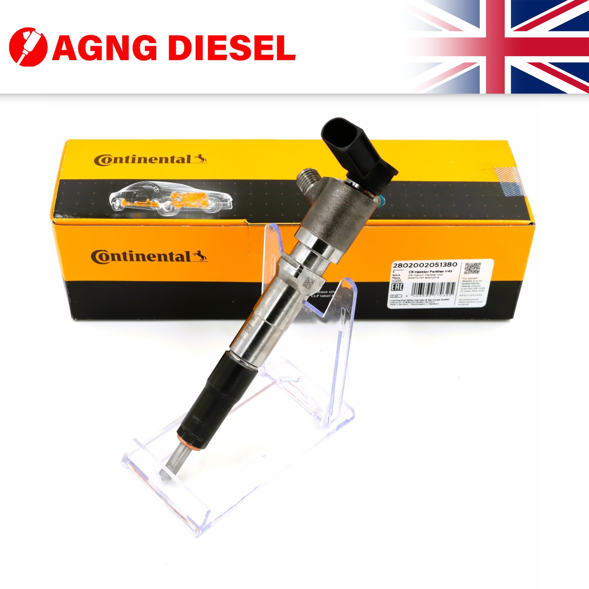 Continental Fuel Injector 2802002051380 For Ford Transit Custom 2.0 GK2Q9K546AC