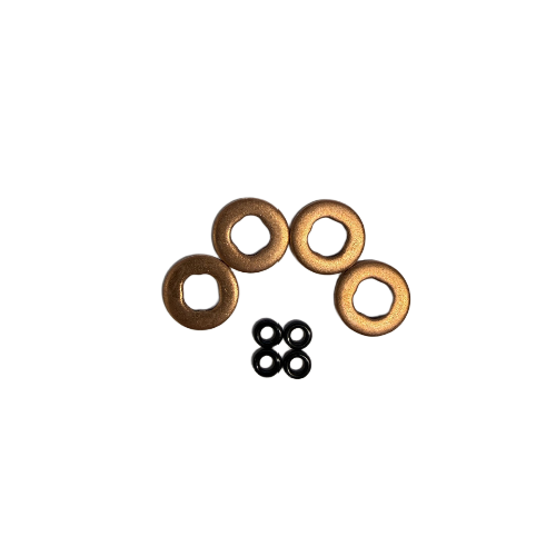 Common Rail Piezo Fuel Injector Set of 4 Seals Washers For 0445115069 0445115068
