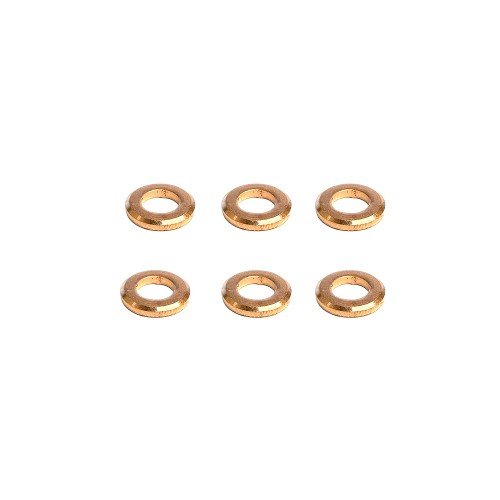 Fuel Injector Washer Seals 6 x AG655 For VW AUDI PORSCHE 059130519B 95811051901