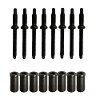Fuel Injector 8 x Bolts & 8 x Stud Nuts AG281/8 For Ford PSA Engines 1.6 TDCi HDi DV6 DW10