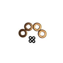 Common Rail Piezo Fuel Injector Set of 4 Seals Washers For 0445115069 0445115068