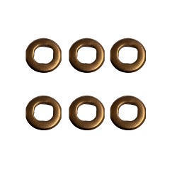 Fuel Injector Washer Seals 6 x AG655 For VW AUDI PORSCHE 059130519B 95811051901