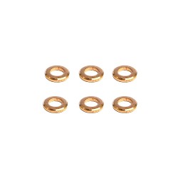 Fuel Injector Washer Seals 6 x AG655 For VW AUDI PORSCHE 059130519B 95811051901